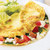2 egg spinach omelete
